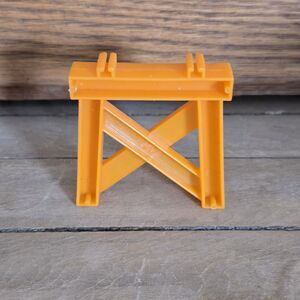 VINTAGE  1973 Mattel  BOTTOM BRACE Orange Plastic 7615-0390